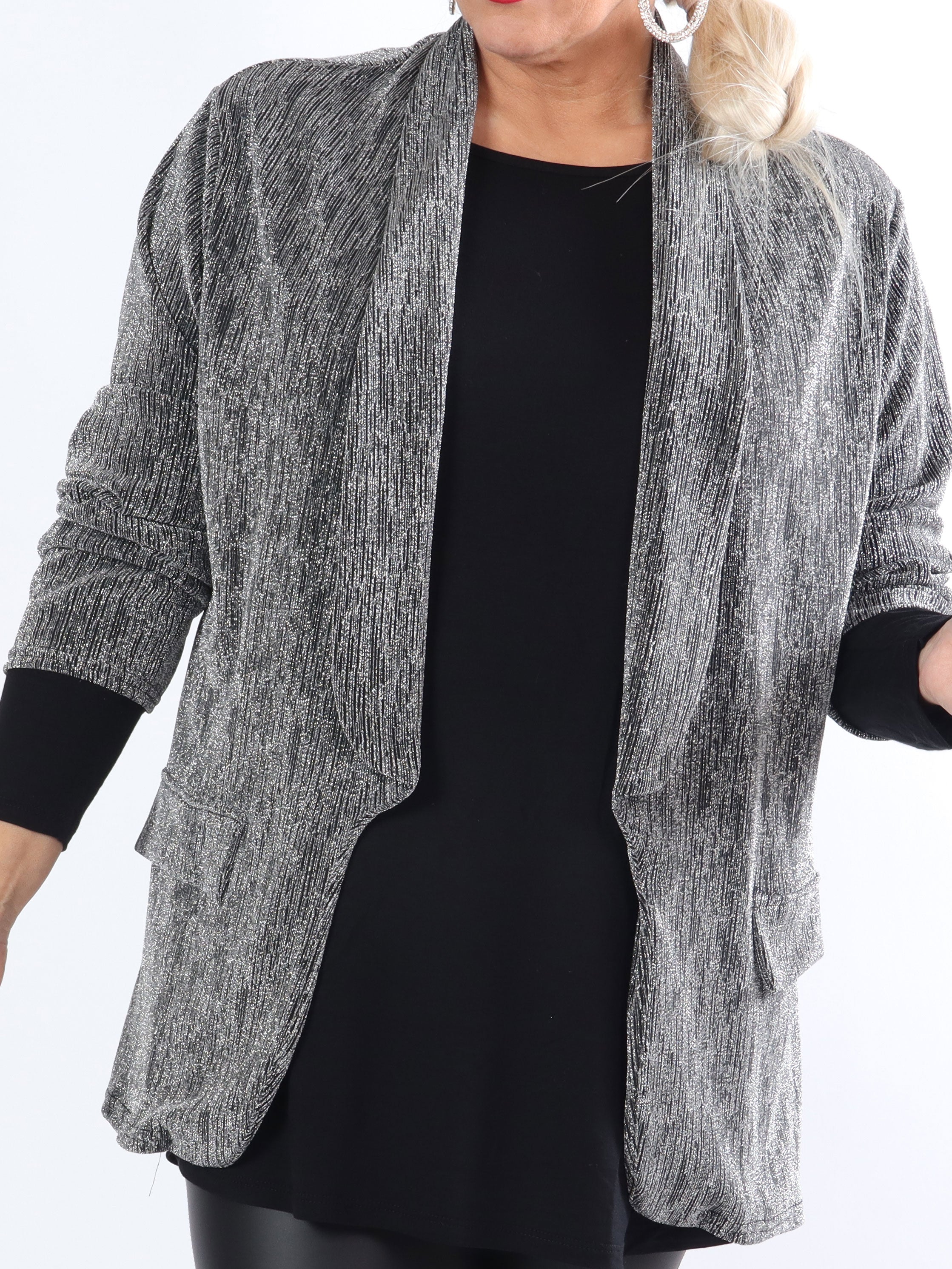 Misa - Lätt kavaj i glimmertyg